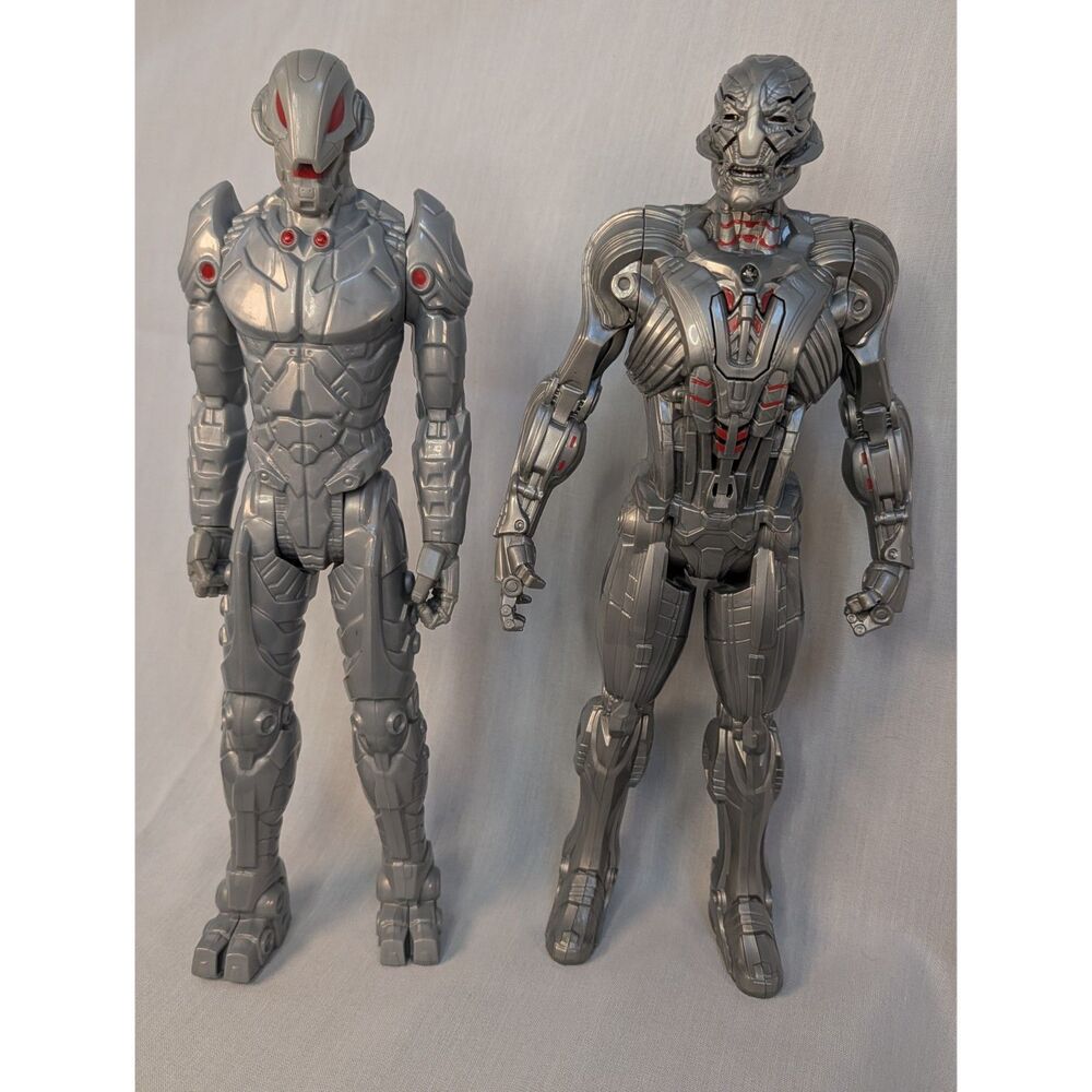 Marvel Avengers Ultron Figure Lot Light Up Talking 12” Hasbro 1 Works 1 Not